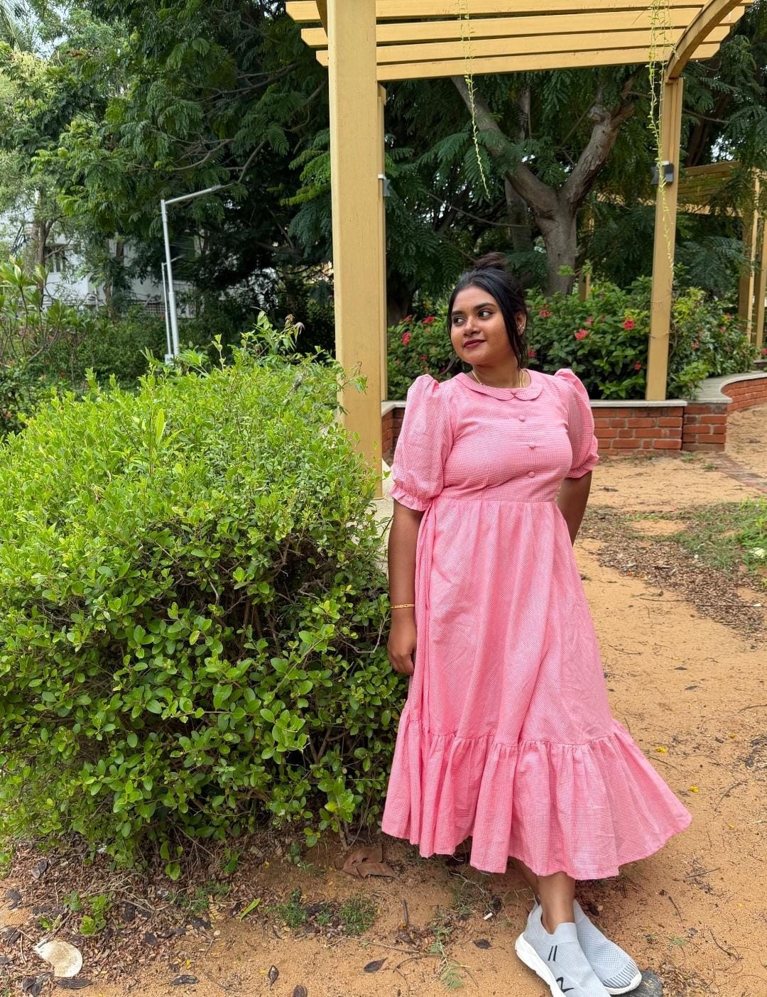 Pink Cotton Maxi