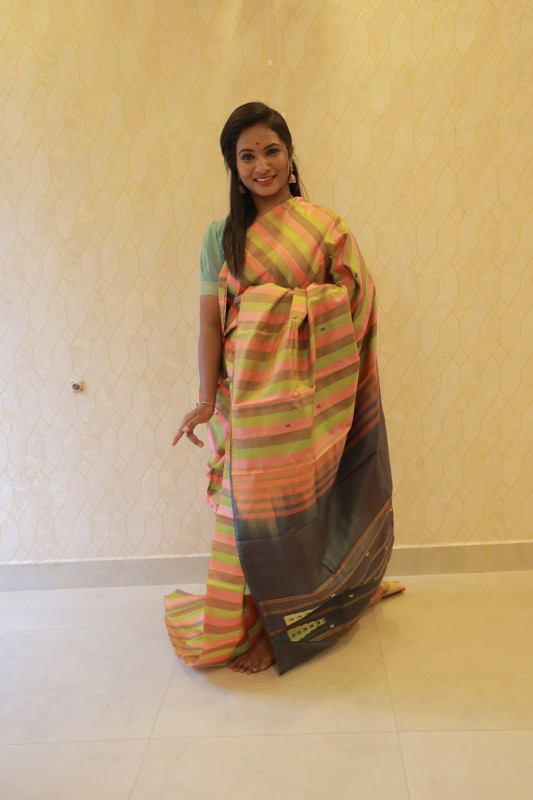 Banana pith saree