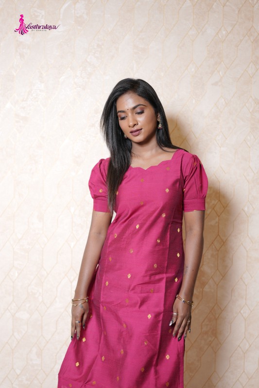 Raw Silk Kurthi