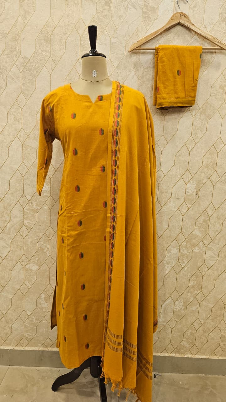 Mustard Elegance Cotton Set