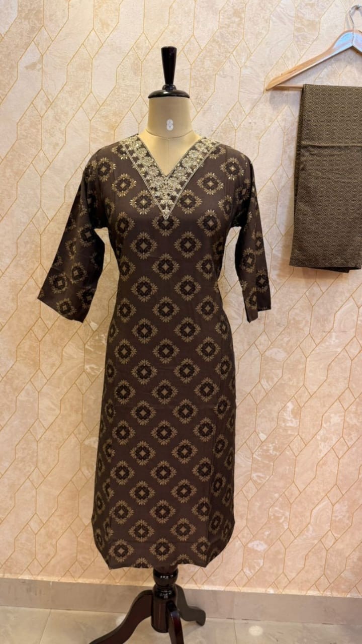 Espresso Heritage Cotton Co-ord set