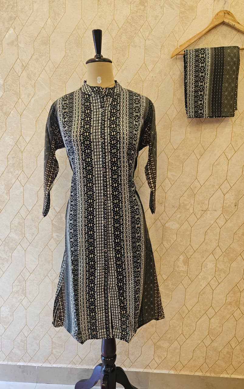Charcoal Fusion Co-Ord Set
