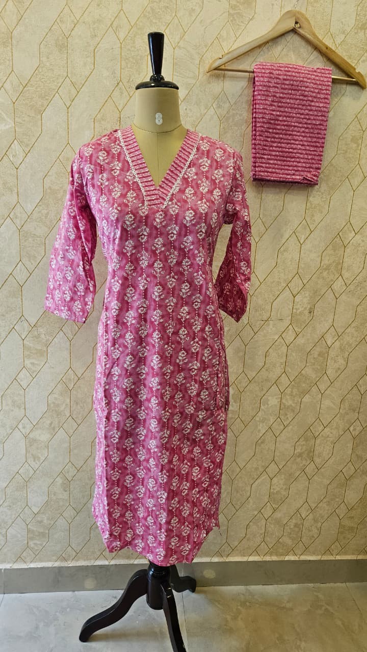 Rosewood Charm Cotton co-ord  Set